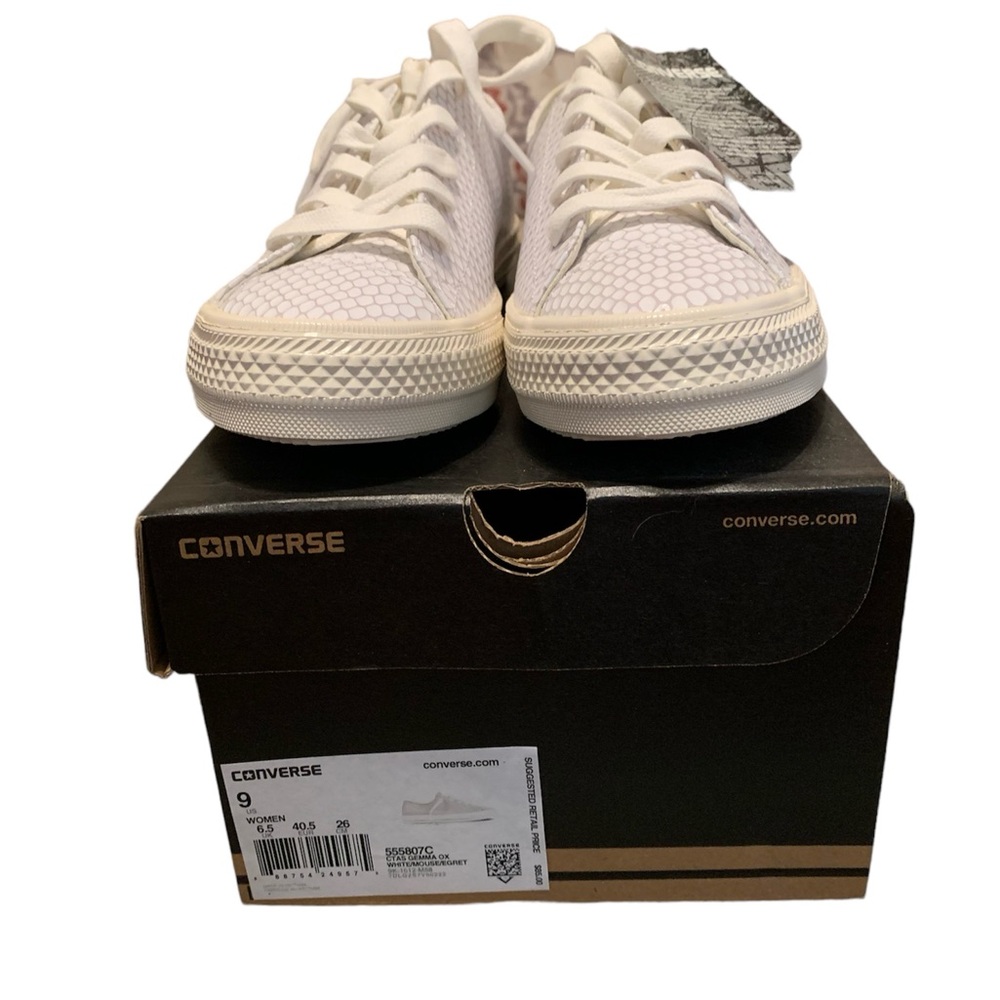 Converse All Star Gemma Leather Sneakers. - Picture 5 of 6